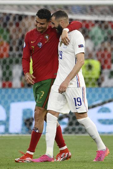 El atacante lusitano anotó un doblete en el empate a dos goles entre Portugal y Francia, en el marco del último partido de fase de grupos en la Eurocopa.
