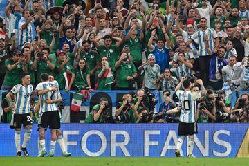 Lionel Messi scored as Argentina defeated Mexico in their second group match.