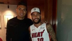 Neymar aprovecha la noche madrileña junto a Casemiro