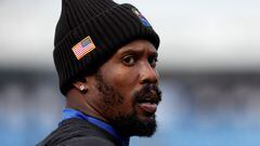 ORCHARD PARK, NEW YORK - NOVEMBER 13: Von Miller #40 of the Buffalo Bills looks onward before his game against the Minnesota Vikings at Highmark Stadium on November 13, 2022 in Orchard Park, New York.   Timothy T Ludwig/Getty Images/AFP