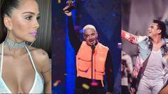 Greeicy Rend&oacute;n, J Balvin y Silvestre Dangond junto a Natti Natasha brillaron en los Premios Lo Nuestro.