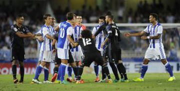 Real Sociedad vs Real Madrid: the best images of the game