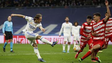 Luka Modric lleg&oacute; a los 282 partidos de Liga con el Real Madrid e igual&oacute; a Alfredo Di St&eacute;fano.