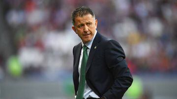 El t&eacute;cnico colombiano Juan Carlos Osorio de la Selecci&oacute;n Mexicana durante el partido ante Portugal por la Copa Confederaciones