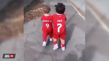 The partner of Liverpool star Luis Díaz, Geraldine Ponce, has posted this adorable video of the pair’s daughter decked out in full Liverpool kit together with the son of Reds team-mate Darwin Núñez.