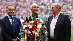 Rummenigge, Beckenbauer, Ueli Hoeness – Bayern Múnich