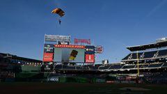 An Army plane delivering skydivers to the Washington Nationals Park triggers false alarm evacuation at U.S. Capitol