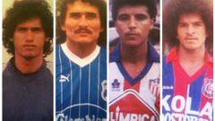 Hern&aacute;n Torres, Miguel Augusto Prince, Alexis Mendoza y Alberto Gamero, en sus d&iacute;as como jugadores. 
