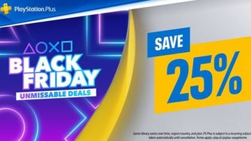 PlayStation Plus subscriptions are 25% off in Black Friday deal