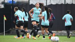 La Selección Colombia Femenina tuvo su primera práctica en la India antes de su debut en el Mundial Sub 17.