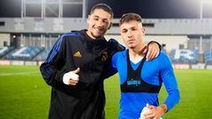 Óscar y Antonio Aranda, uno en el Castilla, el otro en el Barça Atlètic.