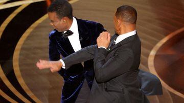 Last year’s infamous slap was mentioned by host Jimmy Kimmel during the opening segment of the Academy Awards.
