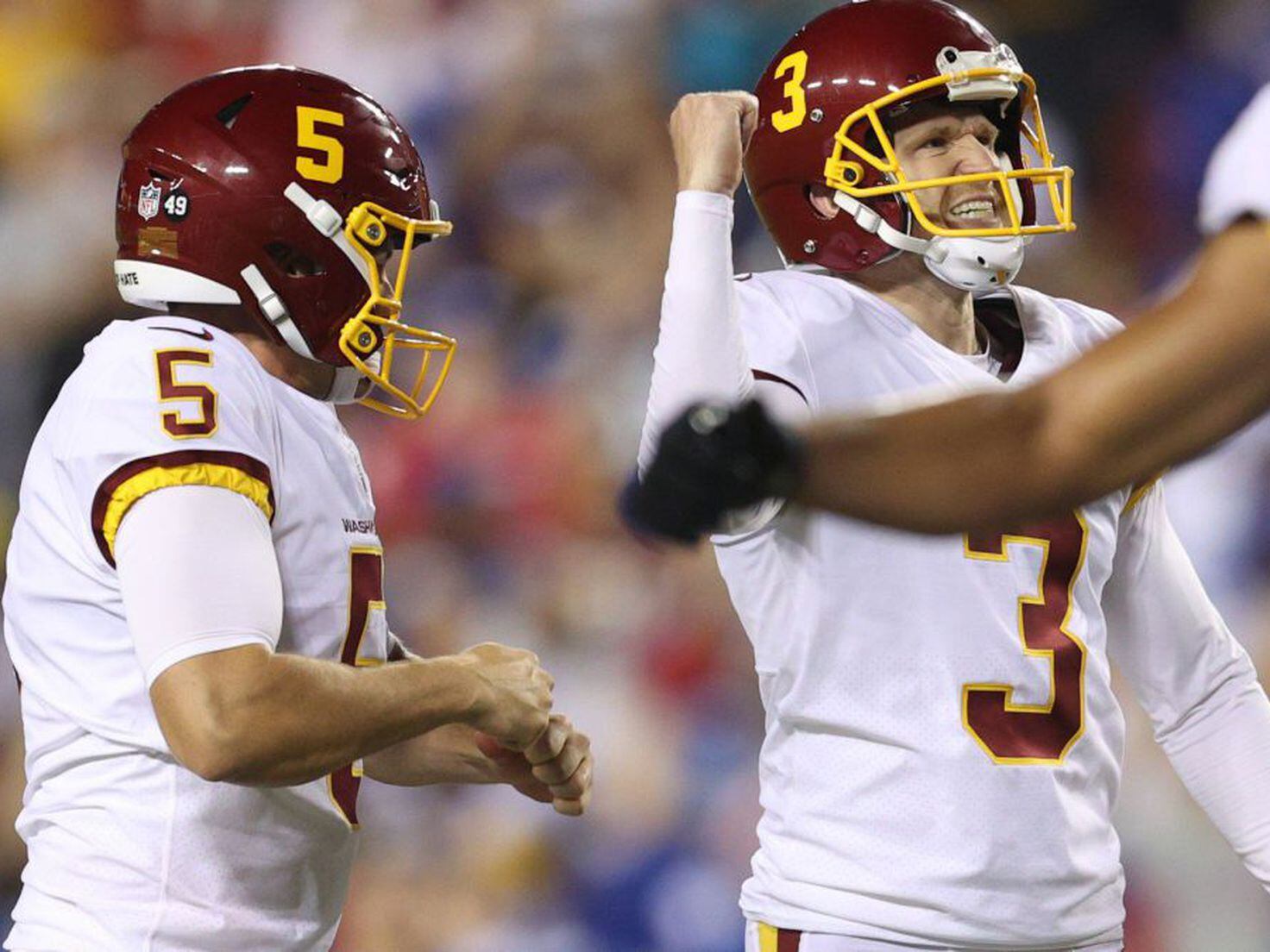 Taylor Heinicke getting his kicks with NFL victories