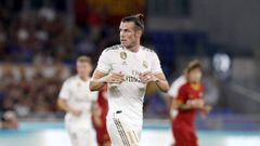 Bale, en el partido de ayer ante el Roma. 