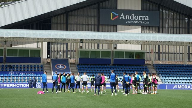 El Andorra juega contrarreloj: si no gana, descenderá de manera matemática
