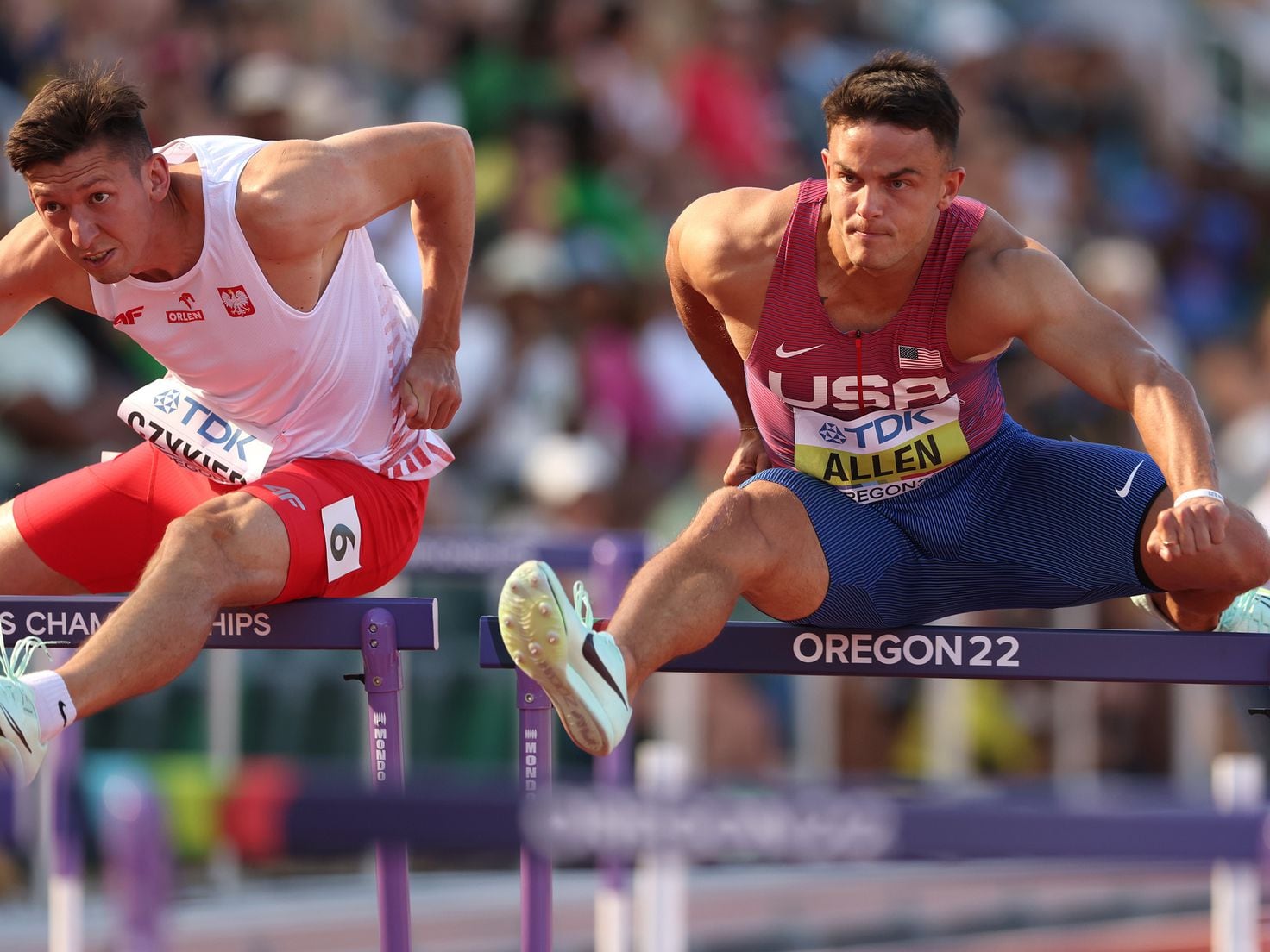 Eagles wide receiver Devon Allen runs third-fastest 110m hurdles in history, Philadelphia Eagles