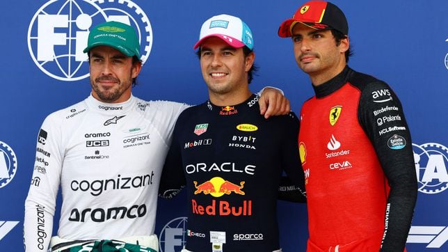 ¡Liada de Leclerc y machada de Pérez, Alonso y Sainz!