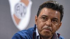 River Plate coach Marcelo Gallardo.