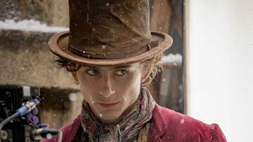 Timothée Chalamet revela primera foto caracterizado como Willy Wonka