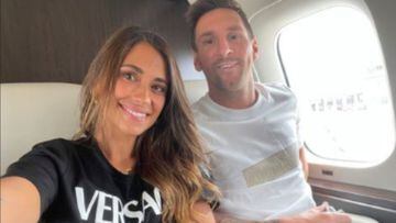 Messi llega a París y Antonella deja un mensaje a todos