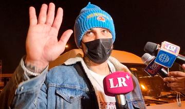 Guerrero atendiendo a los medios de comunicación a su llegada a Lima. | Foto: GLR