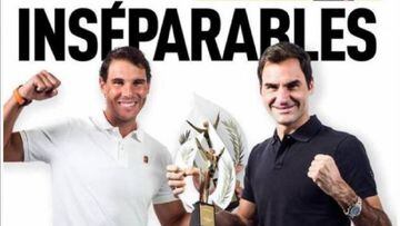 Rafa Nadal y Roger Federer, premio conjunto de L'Équipe