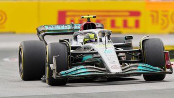 Lewis Hamilton (Mercedes W13). Montreal, Canadá. F1 2022.