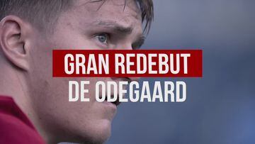 La genialidad de Odegaard en su reestreno con el Arsenal