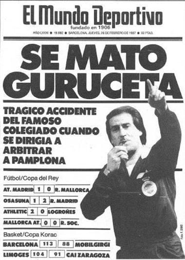 Emilio Carlos Guruceta is headline news in the 1970s.