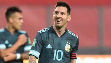 Lionel Messi's response after Argentina overcome Peru