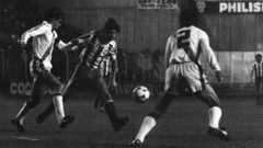 Semifinal de Copa del 82 entre Rayo y Sporting.