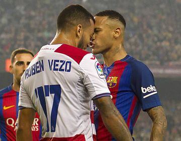 It was a frustrating night for some and emotions almost went too far between Neymar and Vezo.