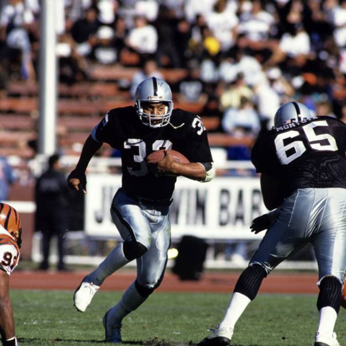 MARCUS ALLEN/JIM PLUNKETT (OAKLAND RAIDERS) signed 16x20