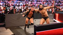 Drew McIntyre y Randy Orton, en Raw.