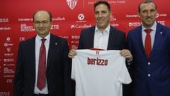 Berizzo es presentado como nuevo entrenador del Sevilla. 