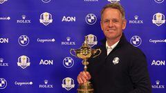 WEST PALM BEACH, FLORIDA - AUGUST 01: 2023 European Ryder Cup Captain Luke Donald poses for a portrait on August 01, 2022 in West Palm Beach, Florida.   Mike Ehrmann/Getty Images/AFP
== FOR NEWSPAPERS, INTERNET, TELCOS & TELEVISION USE ONLY ==