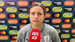 Sofía Olivera, arquera de Uruguay en la Copa América Femenina.