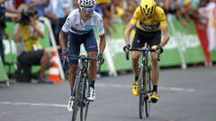 Nairo Quintana y Christopher Froome.