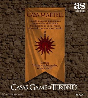 Las casas más importantes de Game of Thrones - AS México