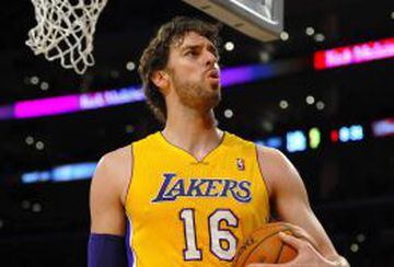 Gasol played for the Lakers between 2008 and 2014.