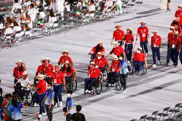 El desfile de Chile en la inauguración de los Juegos Paralímpicos
