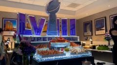 The usual stadium food like popcorn will be at Super Bowl LVIII, but there’s also the option of eating more luxurious, with seafood amongst fancier choices.