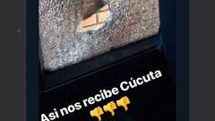 Bus de Atlético Nacional, atacado con piedras en Cúcuta