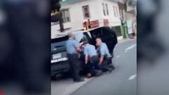 Nuevas imágenes muestran que fueron tres los policías que clavaron sus rodillas a George Floyd