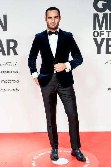 Eduardo Rosa en la alfombra roja de la gala de los premios GQ Hombres del Año 2023.