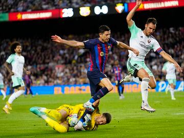 Osasuna goalkeeper Aitor Fernández put in an MVP performance at Camp Nou.