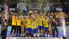 El Guaguas celebra su título en la Supercopa de España