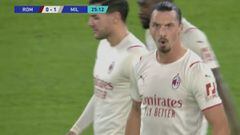 El bombazo de Ibrahimovic ante la Roma para llegar a 400 goles