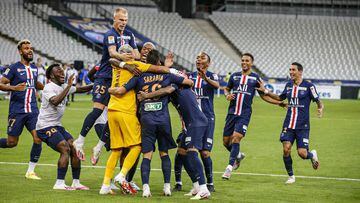 PSG se coron&oacute; campe&oacute;n de la Copa de la Liga tras vencer 6-5 a Lyon en la tanda de penales.