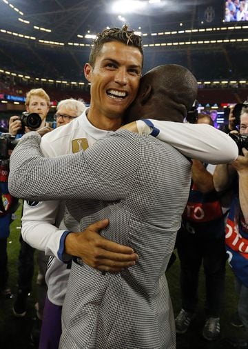 Cristiano Ronaldo y Clarence Seedorf.